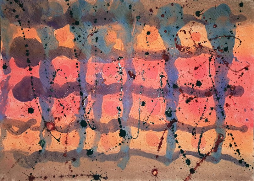 Abstract painting: Structure, Interrupted